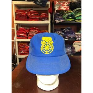 Vintage Colorado Teamsters Hat Brotherhood 961 Denver Horse Logo Headwear VTG